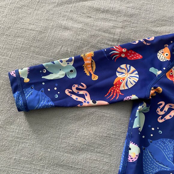 Jan & Jul One Piece UV Swimsuit | Sea Friends print, 18-24 months - Picture 3 of 15